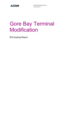 Gore Bay Terminal Modification