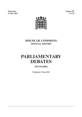 House of Commons Official Report