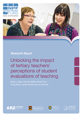 Unlocking the Impact of Tertiary Teachers' Perceptions of Student