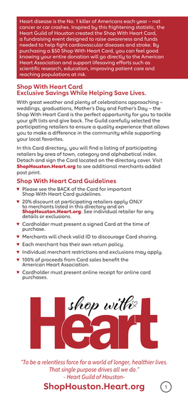 Shophouston.Heart.Org to See Additional Merchants Added Post Print