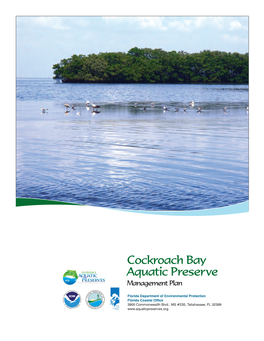 Cockroach Bay Aquatic Preserve Management Plan
