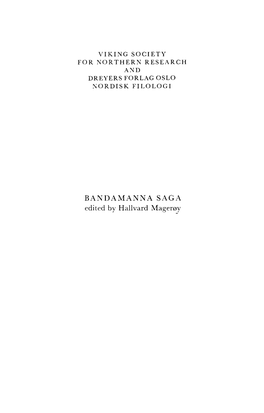 Viking Society for Northern Research and Dreyers Forlag Oslo Nordisk Filologi