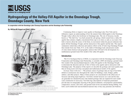 Hydrogeology of the Valley-Fill Aquifer in the Onondaga Trough, Onondaga County, New York