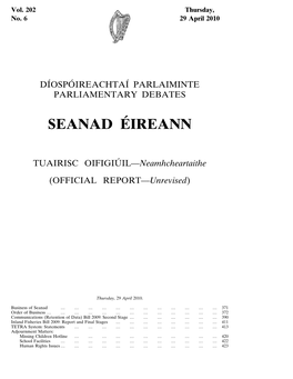 Seanad Éireann