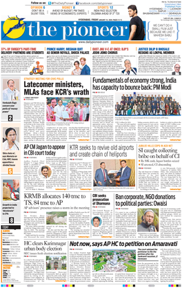 Latecomer Ministers, Mlas Face KCR's Wrath