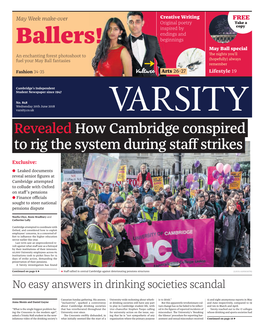 Revealed How Cambridge Conspired to Rig the System During Sta Strikes