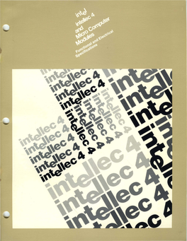 Intel Intellec 4 and Micro Com