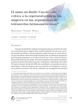 El Amor No Duele: Una Mirada Crítica a La Representación De Las Mujeres En Los Argumentos De Telenovelas Latinoamericanas50