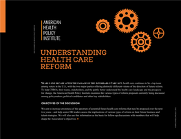 Understanding Health Care Reform