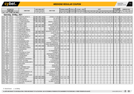 Weekend Regular Coupon 24/05/2021 12:19 1 / 4