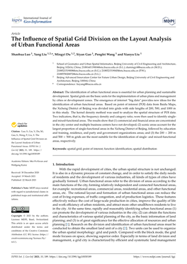 The Influence of Spatial Grid Division on the Layout Analysis of Urban Functional Areas