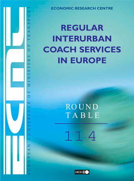 ECMT Round Tables : Regular Interurban Coach Services in Europe