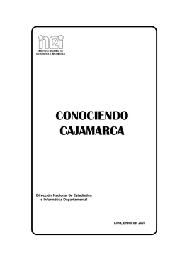 Conociendo Cajamarca