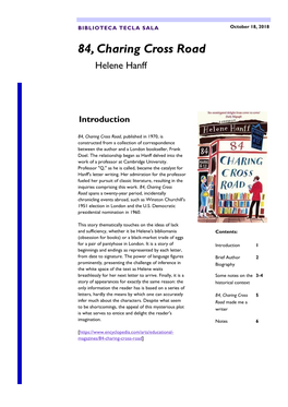 84, Charing Cross Road Helene Hanff