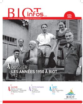 Dossier : Les Années 1950 À Biot P12
