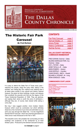 The Historic Fair Park Carousel