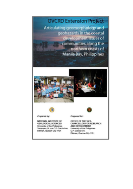 Articulating Geomorphology and Geohazards in the Coastal Development Issues of Communities Along the Northern Coasts of Manila Bay, Philippines