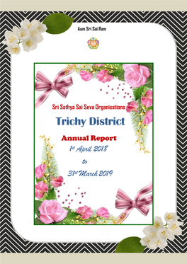 Trichy District Annual Report 1St April 2018 to 31St March 2019