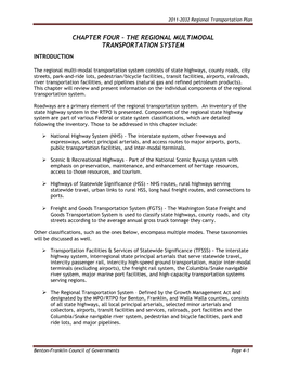 The Regional Multimodal Transportation System