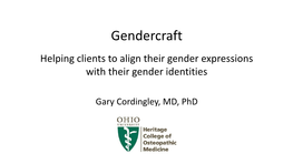 Gendercraft, Version 7-7-2018