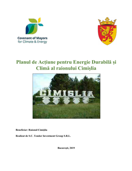 Planul De Actune Pentru Energie Durabila Si Clima Al Raionul Cimislia