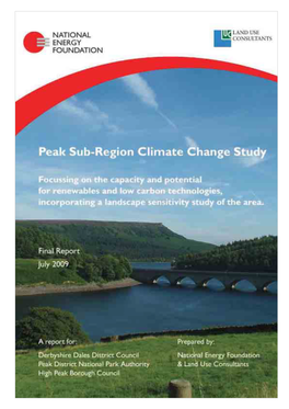 Peak Sub Region Climate Change Study
