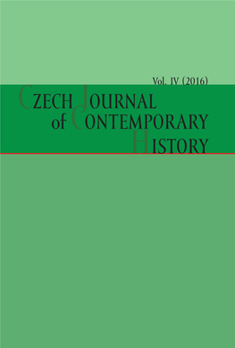 HISTORY CZECH JOURNAL Ofcontemporary