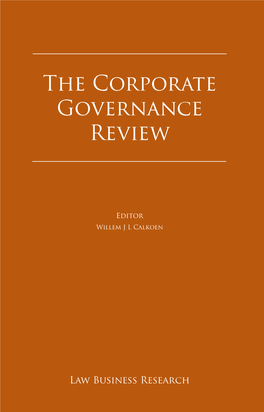 The Corporate Governance Review