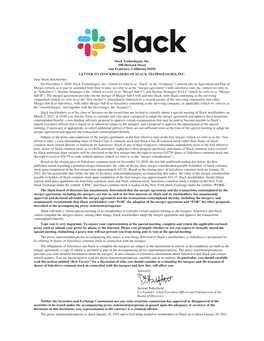 Merger Proxy Statement