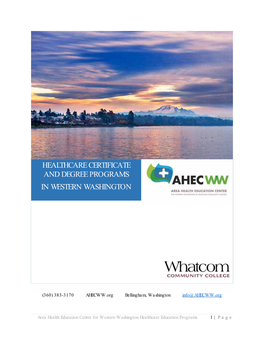 AHECWW Healthcare Training Programs Document