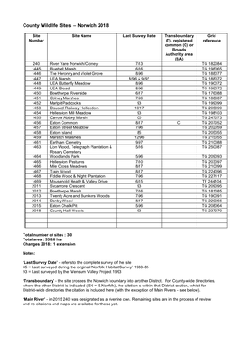 Appendix 1 Outcome of CWS Review