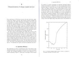 Characterization of Charge-Coupled Devices Absorbed