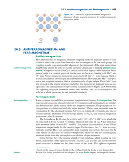 20.5 Antiferromagnetism and Ferrimagnetism • 809