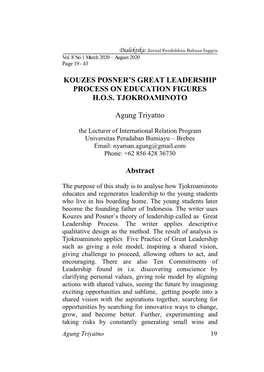 Kouzes Posner's Great Leadership Process On