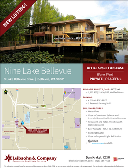 Nine Lake Bellevue