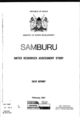 Mater Resources Assessment Study