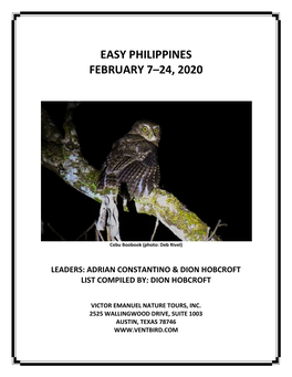 Easy Philippines February 7–24, 2020