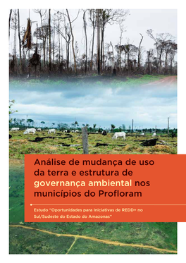 Análise De Mudança De Uso Da Terra E Estrutura De Governança Ambiental Nos Municípios Do Profloram