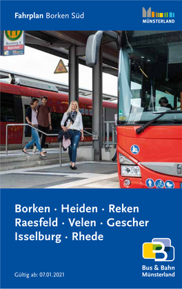 Borken · Heiden · Reken Raesfeld · Velen · Gescher Isselburg · Rhede