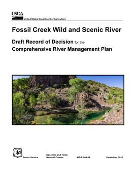 Fossil Creek Wild and Scenic River