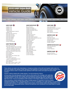 Vehicle Guide