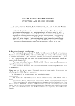 Spaces Whose Pseudocompact Subspaces Are Closed Subsets