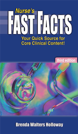 Nurse's Fast Facts : Your Quick Source for Core Clinical Content