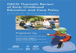 OECD Thematic Review of Early Childhood Education and Care Policy OECD Thematic Review of Early Childhood Education and Care Policy