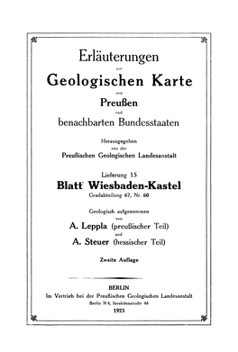 Geologischen Karte