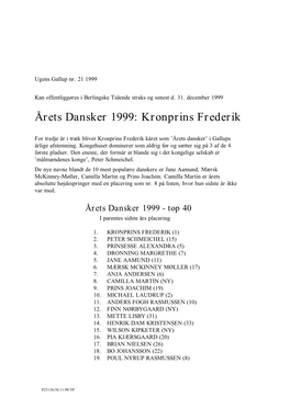 Ugens Gallup Nr. 18 1996