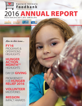 2016 Annual Report Fiscal Year 2016: July 1, 2015 - June 30, 2016