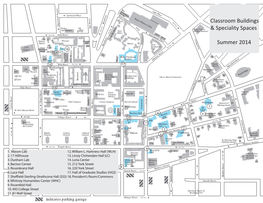 Classroom Buildings & Speciality Spaces Summer 2014