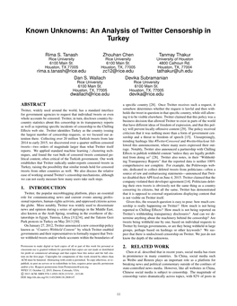 Known Unknowns: an Analysis of Twitter Censorship in Turkey