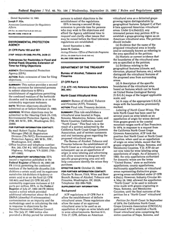 Federal Register. / Vol. 48, No. 184 / Wednesday, September 21, 1983 / Rules and Regulations 42973